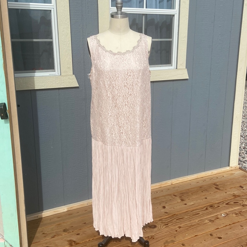 20s style drop waist dress size xl
